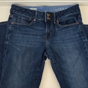 GAP 1969 Women's Deep Blue Perfect Boot Jeans